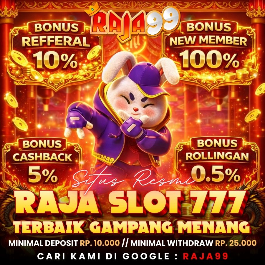RAJA99: Link Hoki Slot777 Gacor Game Raja Slot Depo 10k Gampang Menang